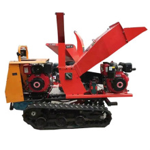 Mobile leaf shredder small wood branch chopper shredder machine electric wood chipping machine